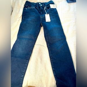 Brand new. Never worn. Good American Good Legs Skinny Jeans dark wash